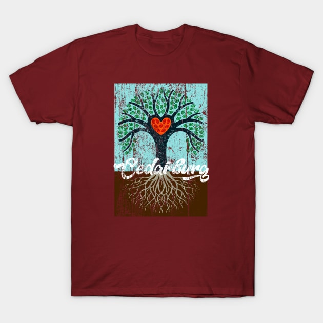 Cedarburg: Plant Your Roots T-Shirt by AZTEdesigns